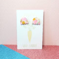 Ice Cream Wavy Arch Stud