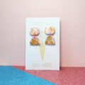 Ice Cream Wavy Arch Dangle