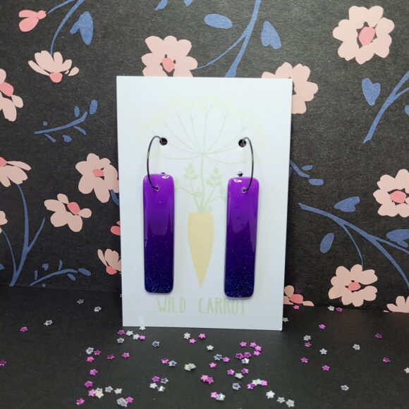 Midnight Rectangle Hoop