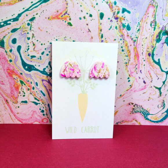 Raspberry Ripple Wavy Arch Stud - Image 3