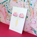 Raspberry Ripple Wavy Arch Stud - Image 2