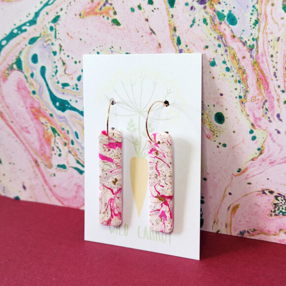 Raspberry Ripple Rectangle Hoop - Image 2