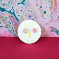 Raspberry Ripple Flower Small Stud