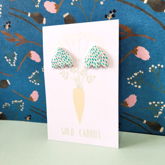 Teal Rain Snowdrop Stud - Image 5