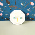 Teal Rain Circle Tiny Stud - Image 2