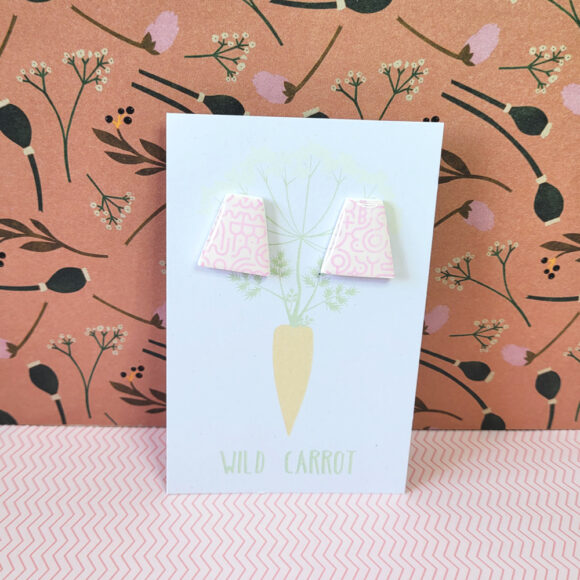 Pink Maze Trapezoid Stud - Image 4