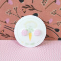 Pink Maze Circle Small Stud