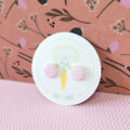 Pink Maze Circle Small Stud - Image 6