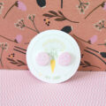 Pink Maze Circle Medium Stud
