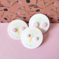 Pink Maze Circle Medium Stud - Image 6