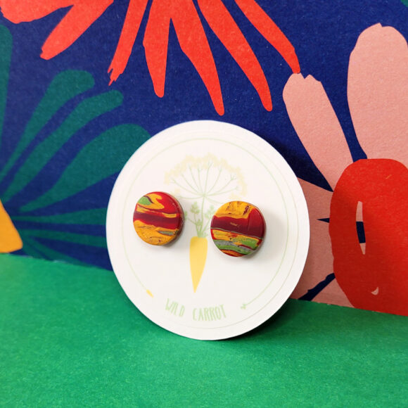 Organic Circle Stud - Image 4