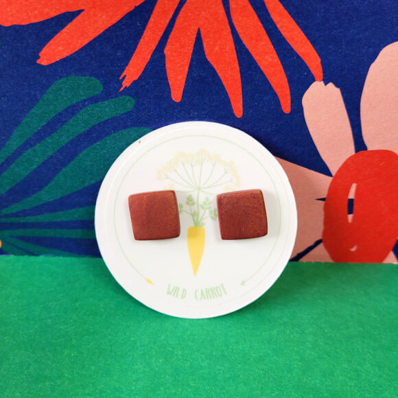 Organic Square Stud - Image 2