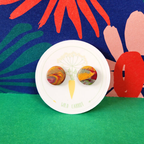 Organic Circle Stud