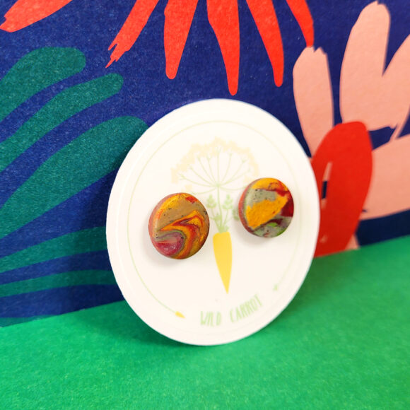 Organic Circle Stud - Image 3