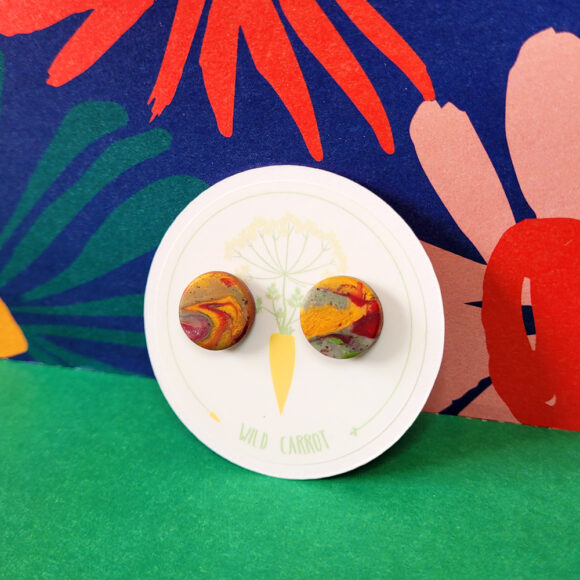 Organic Circle Stud - Image 2