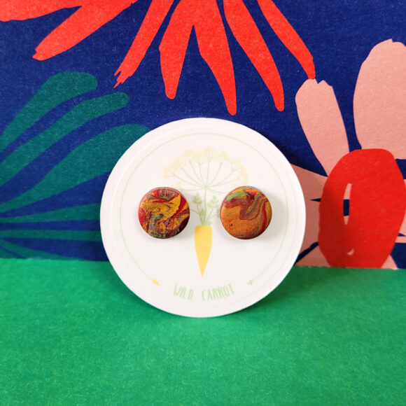 Organic Circle Stud - Image 7