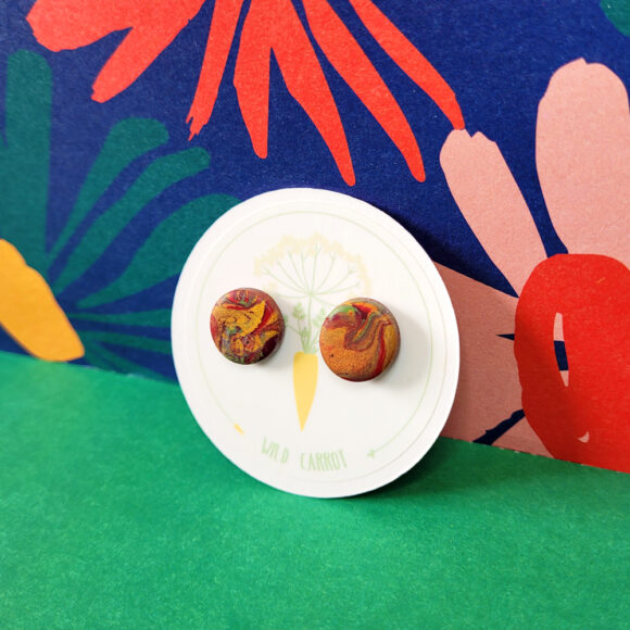 Organic Circle Stud - Image 8