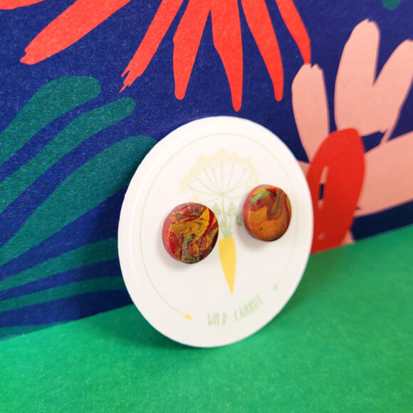 Organic Circle Stud - Image 9