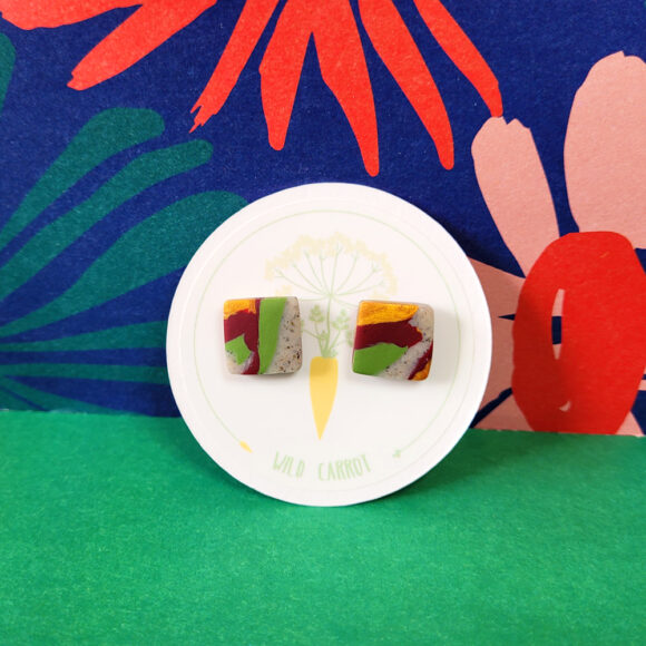 Organic Square Stud - Image 7