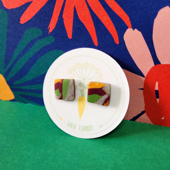 Organic Square Stud - Image 5