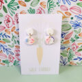Frost Floral Mini Dangle