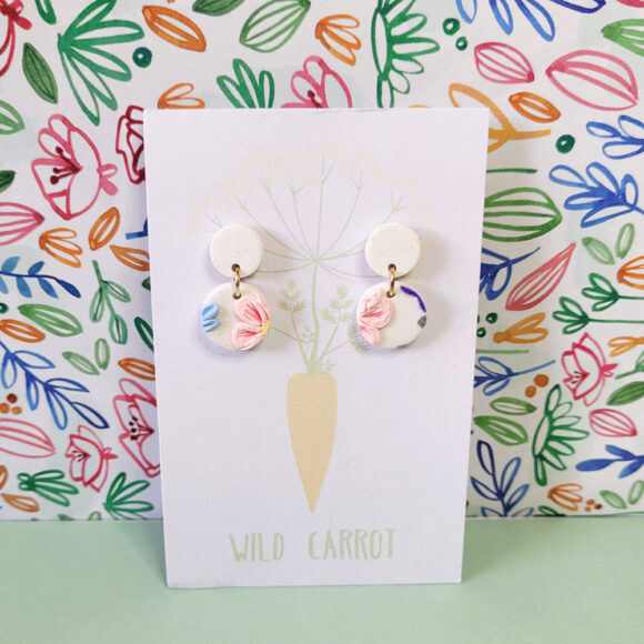 Frost Floral Mini Dangle