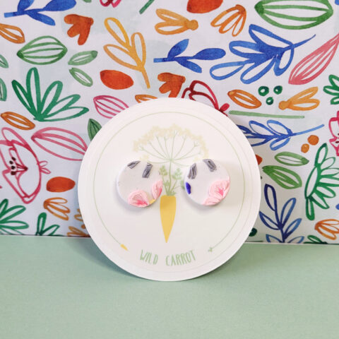Frost Floral Stud