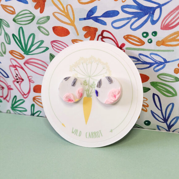 Frost Floral Stud - Image 3
