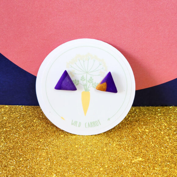 Purple Gold Small Stud - Image 15