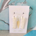 Pearl Rectangle Hoop - Image 2