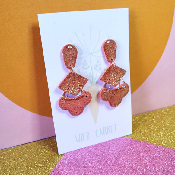 Rose Gold Luxe Cloud Dangle - Image 3