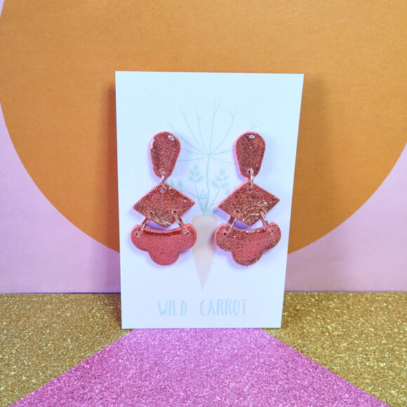 Rose Gold Luxe Cloud Dangle - Image 2