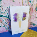 Amethyst Wavy Vertical Stud - Image 2