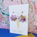 Amethyst Flower Hoop - Image 3