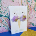 Amethyst Flower Hoop - Image 2