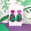 Lime Violet Avo Mega Dangle