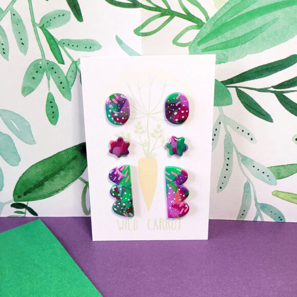 Lime Violet Triple Stud Pack - Image 13