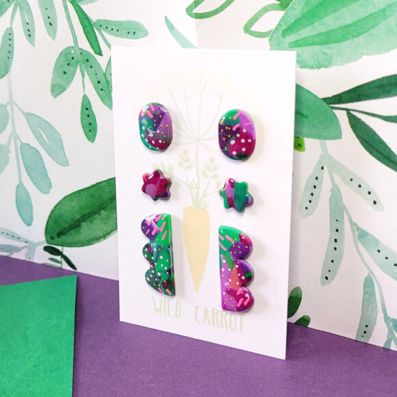 Lime Violet Triple Stud Pack - Image 14