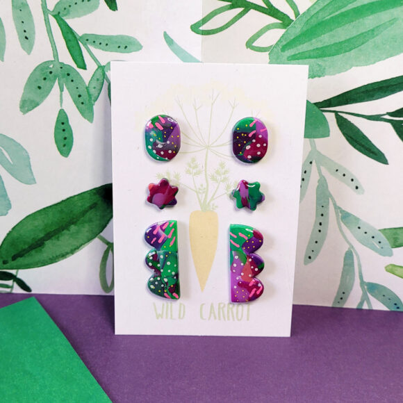 Lime Violet Triple Stud Pack - Image 12
