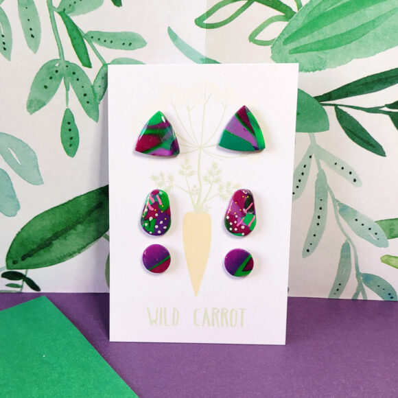 Lime Violet Triple Stud Pack - Image 4