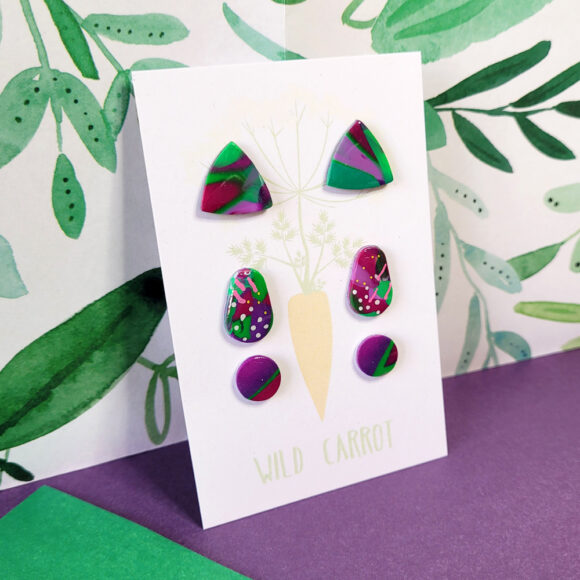 Lime Violet Triple Stud Pack - Image 6