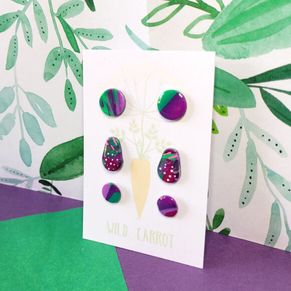 Lime Violet Triple Stud Pack - Image 9