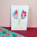 Funky Florals Wavy Vertical Arch Stud