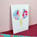 Funky Florals Wavy Vertical Arch Stud - Image 3