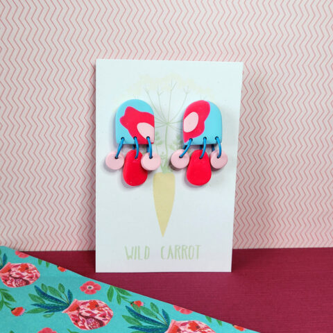 Funky Florals Small Arch Dangle