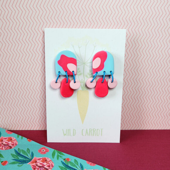 Funky Florals Small Arch Dangle - Image 3