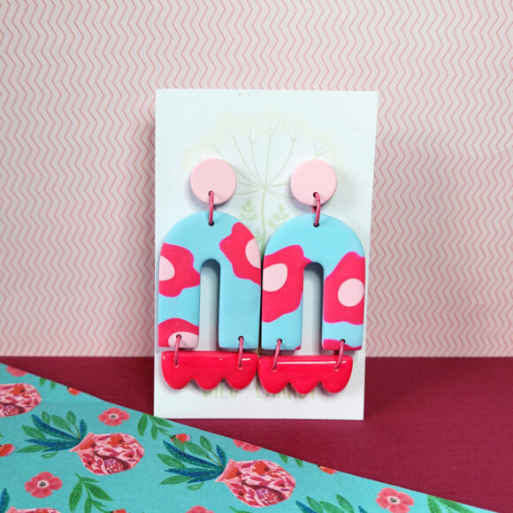 Funky Florals Hollow Arch Mega Dangle - Image 4