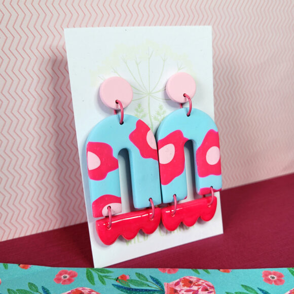 Funky Florals Hollow Arch Mega Dangle - Image 2