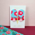 Funky Florals Large Arch Dangle - Image 2