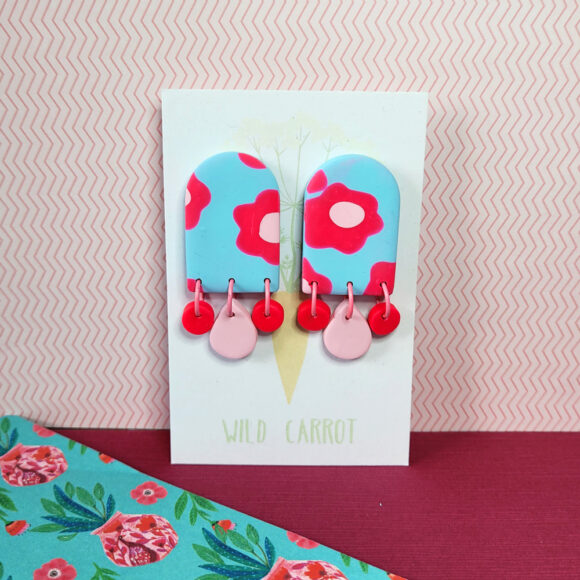 Funky Florals Large Arch Dangle - Image 2